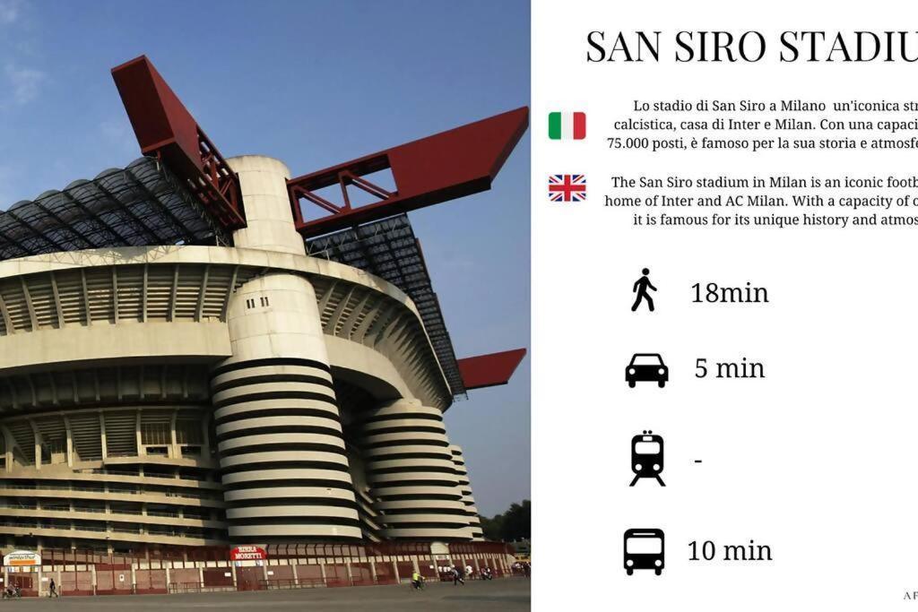 Sunny San Siro Stadio Apartment 米兰 外观 照片